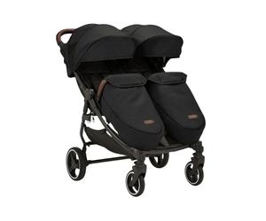 Ickle Bubba Venus Max Double Stroller - Black