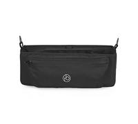 Ickle Bubba Virgo Buggy Organiser - Black Pram Caddy with Spacious Storage for Bottles, Snacks & Essentials - Durable, Stylish & Easy-to-Attach Pushchair Organiser