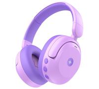 iClever BTH20 Active Noise Cancelling Headphones for Kids Airplane Travel | SafeSound Tech3.1, 60H Play Time, Type C, AUX Cable, Bluetooth5.4, Award Winning Durable Kids Headphones Wireless Tablet PC