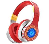 iClever BTH24 Active Noise Cancelling Headphones for Kids, LED Light Up, Bluetooth 6.0, Type C Fast Charging, Safe Volume 80dBA, 47H Play Time, Kids Headphones Wireless for Travel iPad Tablet