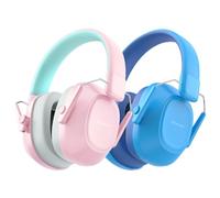 iClever EM01 Ear Defenders Children SNR 29dB for Autism&Concentration Aid | Noise Reduction Kids Ear Defenders, 2Pack Foldable Comfortable Noise Cancelling Headphones for Kids Fireworks/Concerts