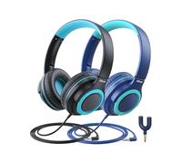 iClever HS22 Kids Headphones Wired 2 Pack with Sharing Splitter