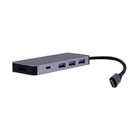 iClick 6-in-1 USB-C Hub (Type C) - Space Grey