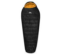 iClimb 3M Thinsulate Insulation Mummy Sleeping Bag with Compression Sack Ultralight Compact Warm Washable for Adults Indoor Outdoor Backpacking Camping Hiking (41F, Black)
