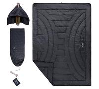 iClimb 3M Thinsulate Insulation Warm Camping Blanket Ultralight Compact (Black, 1 lb)