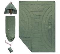 iClimb 3M Thinsulate Lightweight Compact Warm Camping Blanket - Green