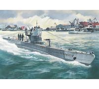 ICM 1/144 U-Boat Type IIB (1943) German Submarine # 010 - Plastic Model Kit