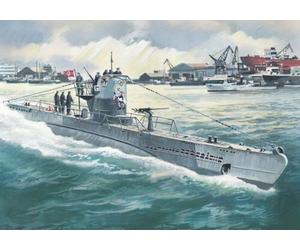 ICM 1/144 U-Boat Type IIB (1943) German Submarine # 010 - Plastic Model Kit