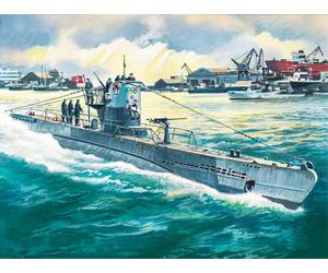 ICM 1:144 U-Boat Type IIB (1943) German Submarine Plastic Model Kit