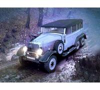 Icm 24012 - 1:24 Type G4 Soft Top WWII German Personnel Car - New