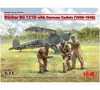 ICM 32034 1:32nd scale Bücker Bü 131D w/German Cadets (1939-1945)