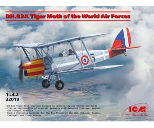 ICM 1/32 de Havilland DH.82A Tiger Moth Air Forces Of The World # 32019