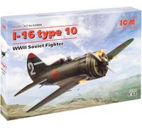 ICM Model Kit - Polikarpov I-16 Type 10 - 1:32 - WWII Soviet Fighter