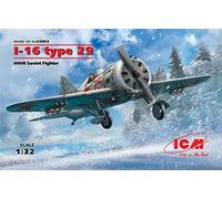 ICM 32003 Polikarpov I-16 type 29 WWII Soviet Fighter 1:32 Aircraft Model Kit
