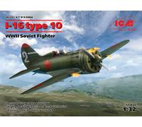 ICM 1/32 Polikarpov I-16 type 10, WWII Soviet Fighter # 32004