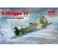 ICM 1/32 Polikarpov I-16 type 17, WWII Soviet Fighter # 32005