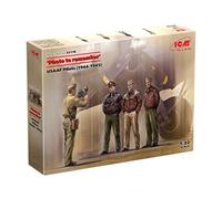 ICM Plastic Model Kit Commemorative USAAF Pilot 1944-1945 1/32 Photo to Remember 32116