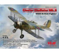 ICM 1/32 WW2 Gloster Gladiator Mk.II, WWII British Fighter