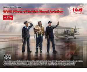 ICM 1/32 WW2 Pilots of British Naval Aviation - 32118