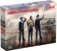 ICM 1:32 - WWII Pilots of British Naval Aviation (x3)