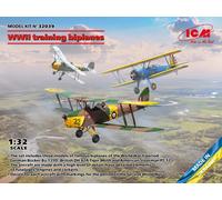 ICM 1/32 WWII training biplanes (Bucker Bu 131D, de Havilland DH.82A Tiger Mo...