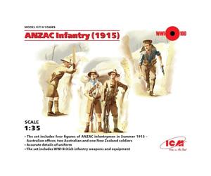 ICM 1:35 - ANZAC Infantry (1915) 4 Figs