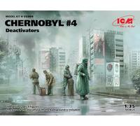 ICM 1/35 Chernobyl#4. Deactivators (4 figures) # 35904