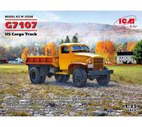 ICM 1/35 G7107 US Cargo Truck with or without awning. Choice of license plate...