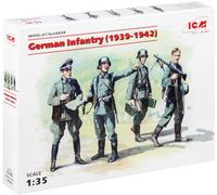 ICM 1:35 Model Kit - German Infantry (1939-1942) - 4 Figures - #35639