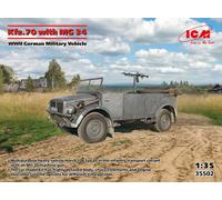 ICM35502 - ICM 1:35 - Kfz.70 with MG 34 WWII German Military Vehicle