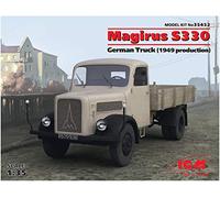 ICM Plastic Model Kit 1:35 Magirus S330 German Truck 1949 Production New Molds #35452