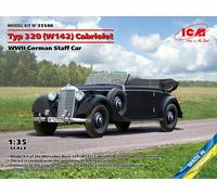 ICM Model Kit Mercedes-Benz Type 320 (W142) Cabriolet 1:35 WWII German Staff Car ICM35540