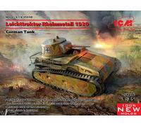 ICM ICM35330, GermanTan 1:35-Leichttraktor Rheinmetall 1930, German Tank, grey, Small