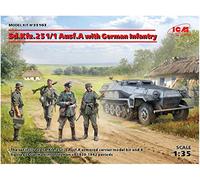 ICM ICM35103 1:35-Sd.Kfz.251/1 Ausf.A with German Infantry