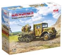 ICM 1/35 Sd.Kfz.3b Model Kit with Flak 38 Truppenluftschutzwagen #35455