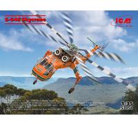 ICM 1:35 Model Kit Sikorsky S-64E Skycrane Firefighting Helicopter 53058