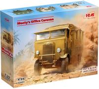 ICM 1:35 Monty's Mobile Office Caravan Military Model Kit 35603