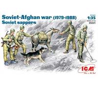 ICM ICM35031 1:35-Soviet Sappers (1979-1988) 4 Figs, 14 x 14 x 52 millimetres