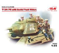 ICM35368 - ICM 1:35 - T-34-76 with Soviet Tank Riders