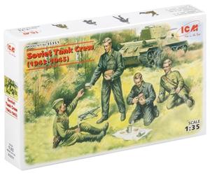 ICM 1:35 - Soviet Tank Crew (1943-1945) 4 Figs