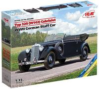 ICM Model Kit Mercedes-Benz Type 320 (W142) Cabriolet 1:35 WWII German Staff Car ICM35540