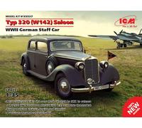 ICM ICM35537 Mercedes-Benz 1:35-Typ 320 (W142) Saloon, WWII German Staff Car
