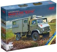 ICM35136 - ICM 1:35 - Unimog S 404 w/ Box Body, German Military Truck