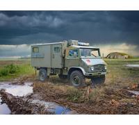 ICM35136 - ICM 1:35 - Unimog S 404 w/ Box Body, German Military Truck