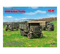 ICM 1/35 WW2 British Trucks (Model W.O.T. 6, Model W.O.T. 8, Leyland Retriever
