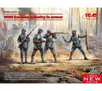 ICM ICM35722 1:35-WWI German Infantry in Armor Scale Model Kit