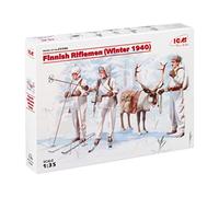 ICM 1/35 WWII 035566 Finnish Infantry Plastic Model Kit