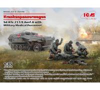 ICM 35114 Krankenpanzerwagen Sd.Kfz.251/8 Ausf.A Ambulance 1:35 Model Kit