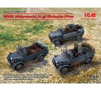 ICM 1/35 WWII Wehrmacht Diorama Setle.gl.Einheitz-Pkw # DS3513