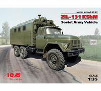 ICM ICM35517 1:35-ZiL-131 KShM, Soviet Army Vehicle,black